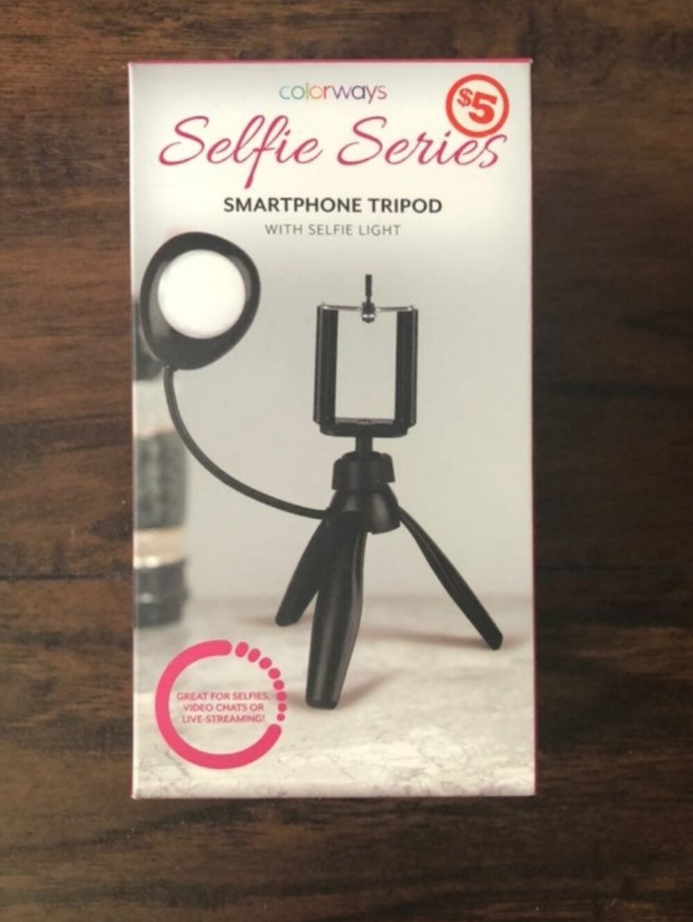 Selfie Series Smartphone Tripod With Selfie Light NIB